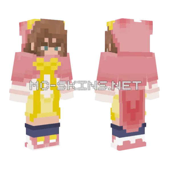 Sakura Kinomoto Cardcaptor, front and back