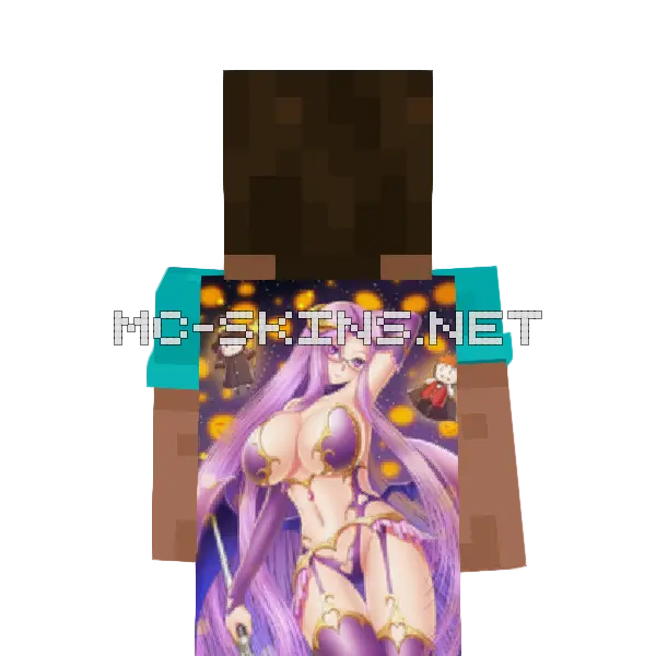 Sakura Matou Halloween cape, outside and lining