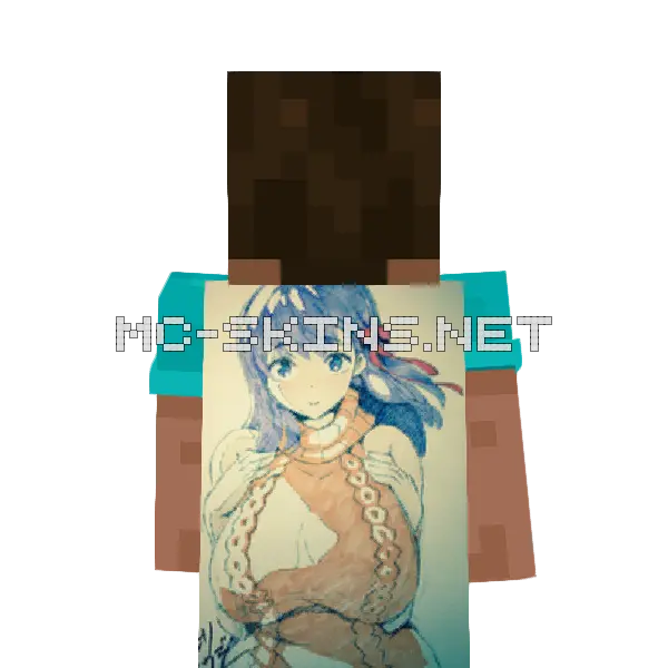 Sakura Matou Sweater cape, outside and lining