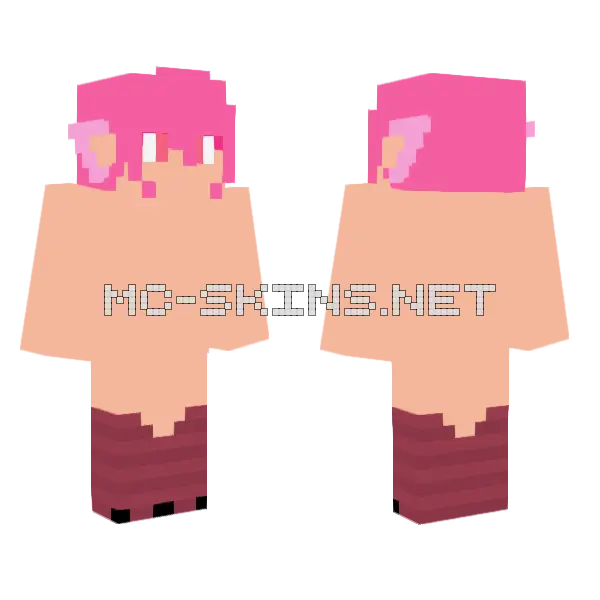 Sakura The Avian Minecraft skin, front and back