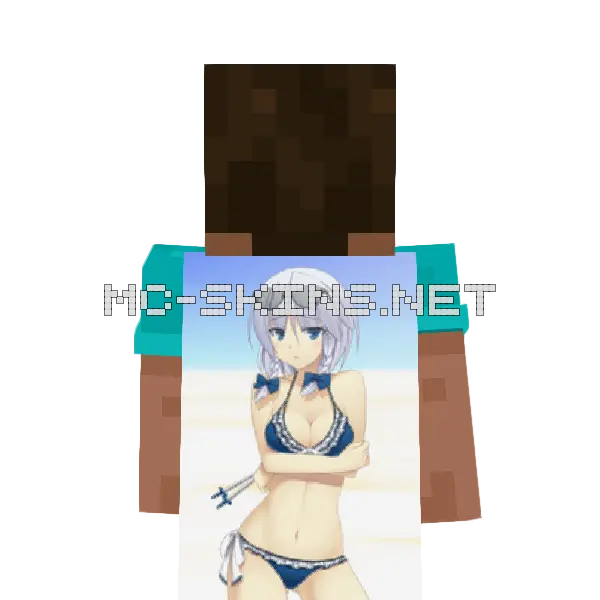 Sakuya Izayoi Bikini cape, outside and lining