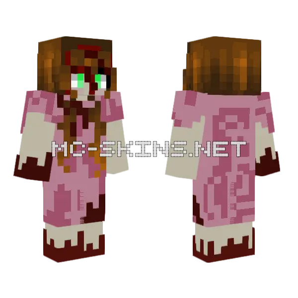 Sally Williams Minecraft skin, front and back