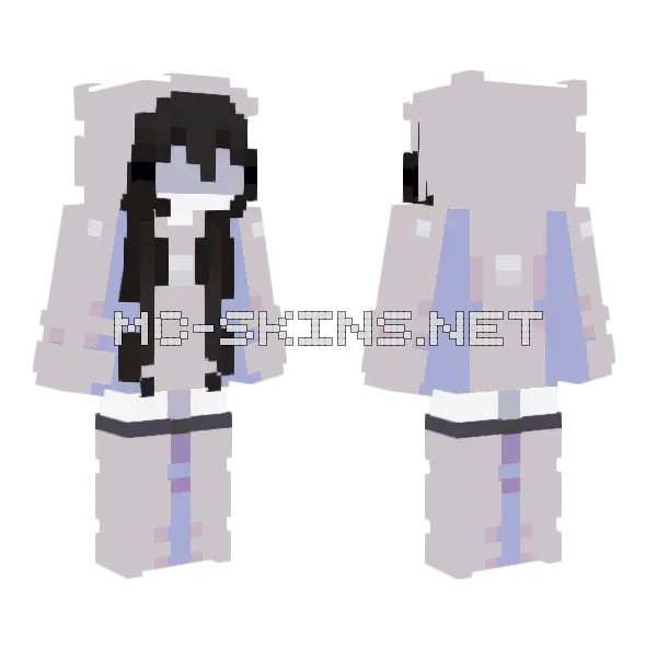 Salt Skin Minecraft skin, front and back