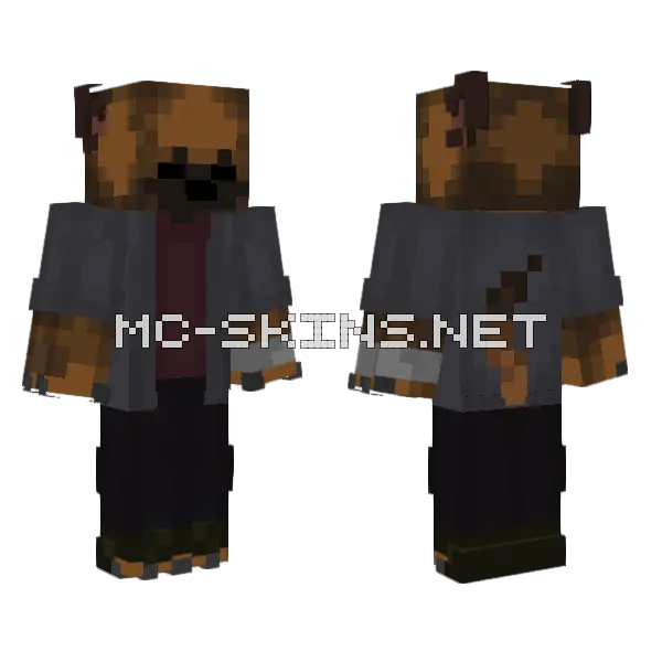 Sam Woofchester Minecraft skin, front and back
