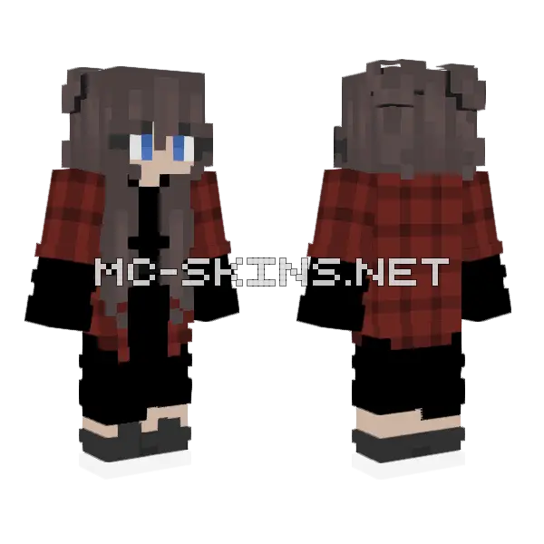 Samaraq Minecraft skin, front and back