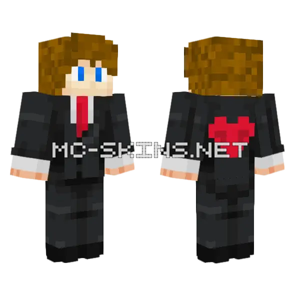 Sammywhammy Tux Minecraft skin, front and back
