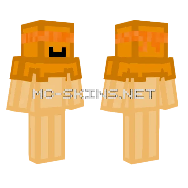 Samthepancakegiggaman Pancake Skin Minecraft skin, front and back