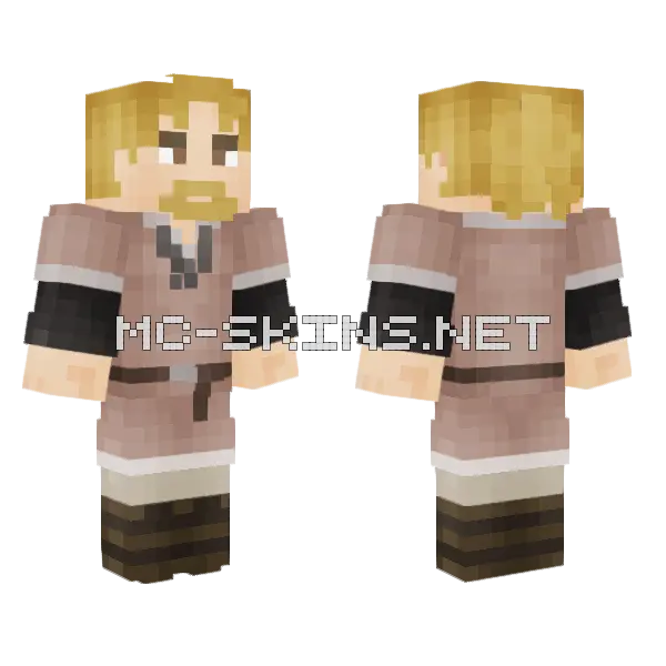 Samuel Minecraft skin, front and back