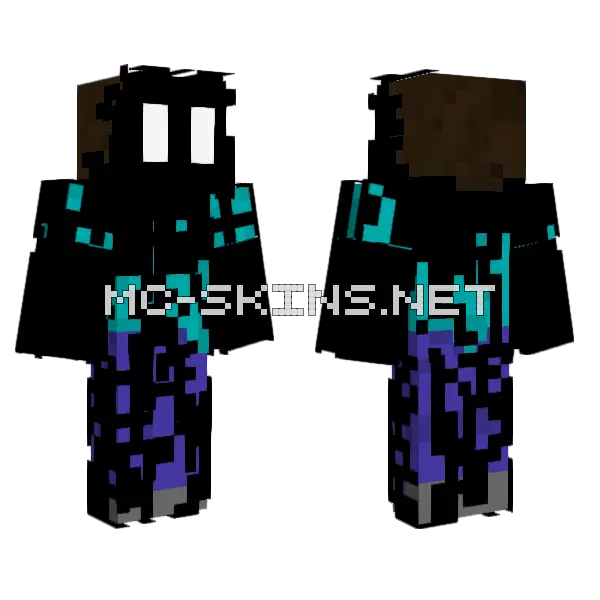 Samuel Arg Minecraft skin, front and back