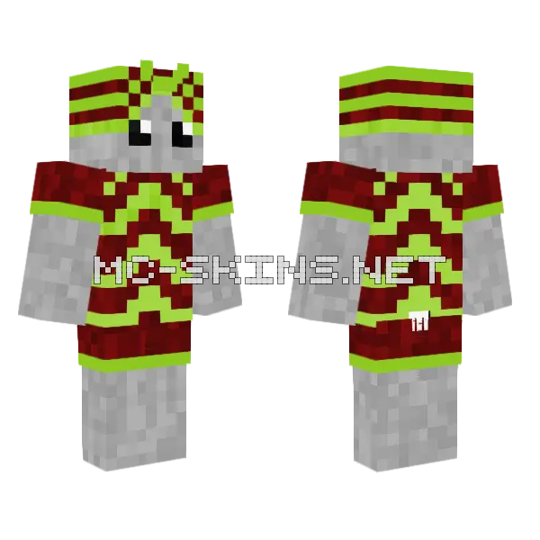 Samurai Bunny Finished, front and back