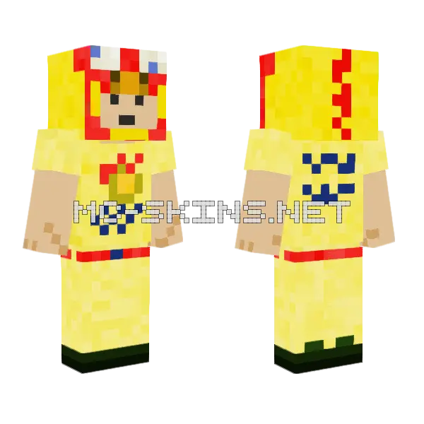 San Andreas Cluckin Bell Worker, front and back