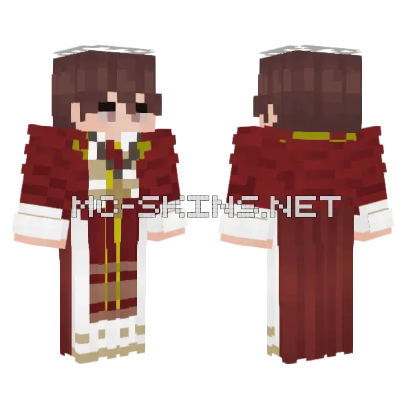 San Rodrigo Minecraft skin, front and back