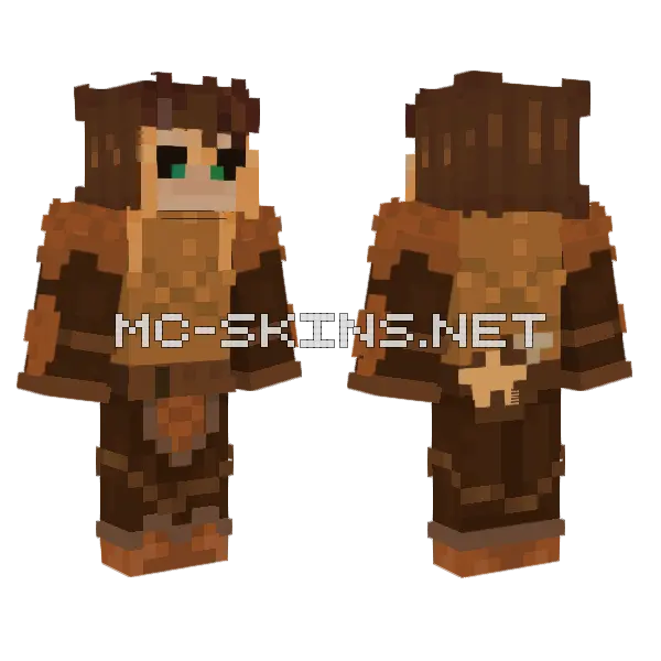 Sandwraith Armor Minecraft skin, front and back