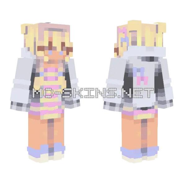 Sandy Beaches Pce Minecraft skin, front and back