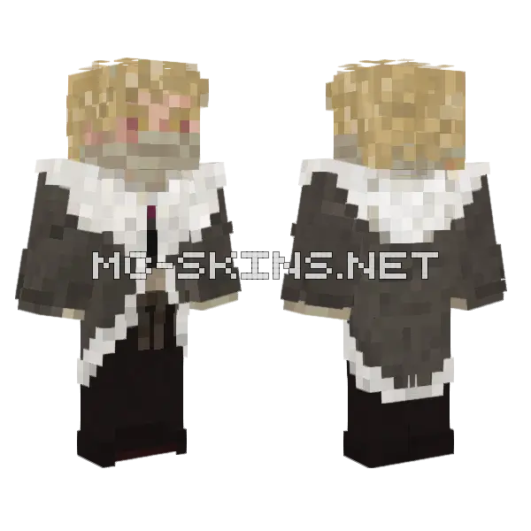 Sandy Brown Character, front and back