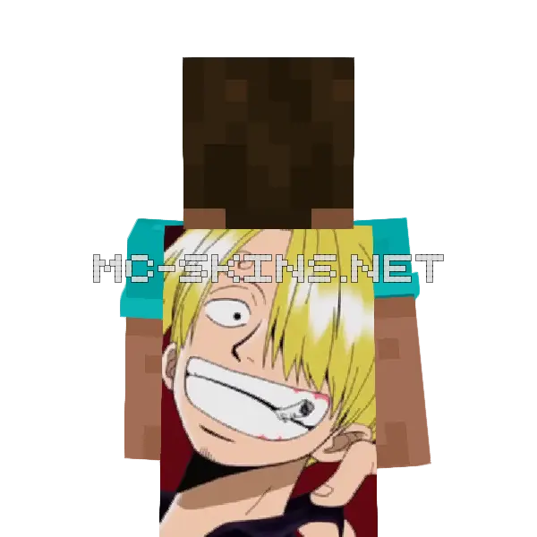 Sanji cape, outside and lining