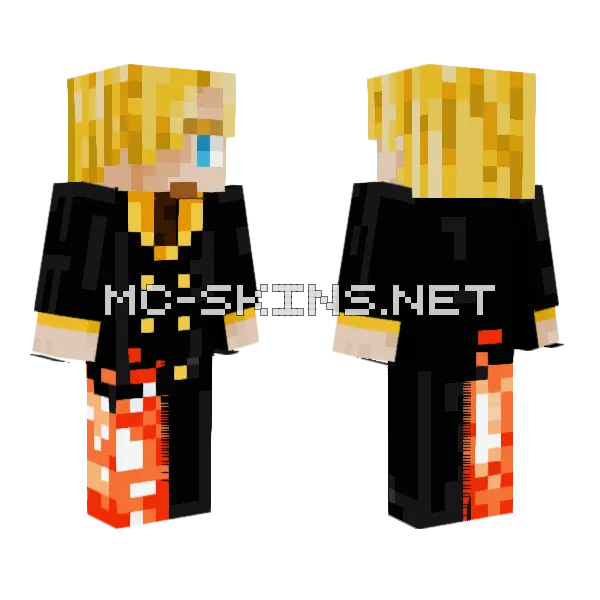 Sanji Koro Ashi No Waza Minecraft skin, front and back
