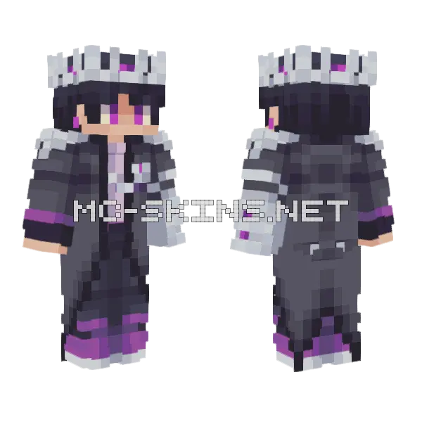 Sans Minecraft skin, front and back
