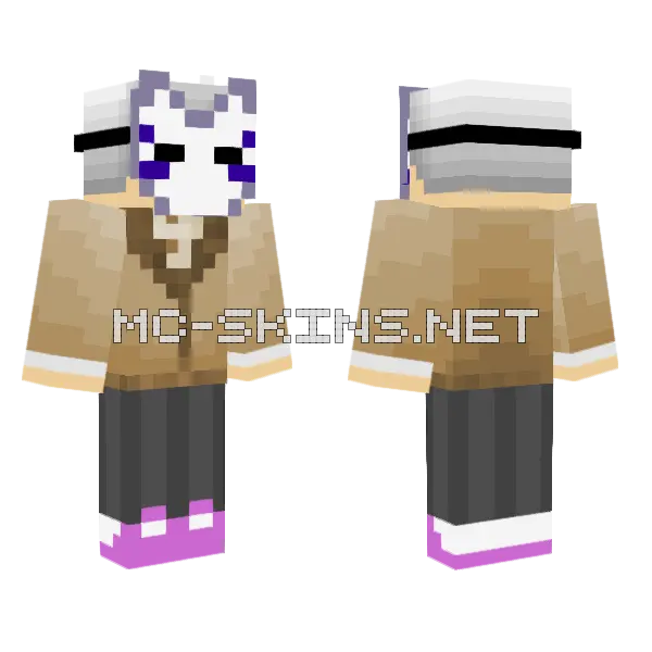 Sans Gala Minecraft skin, front and back