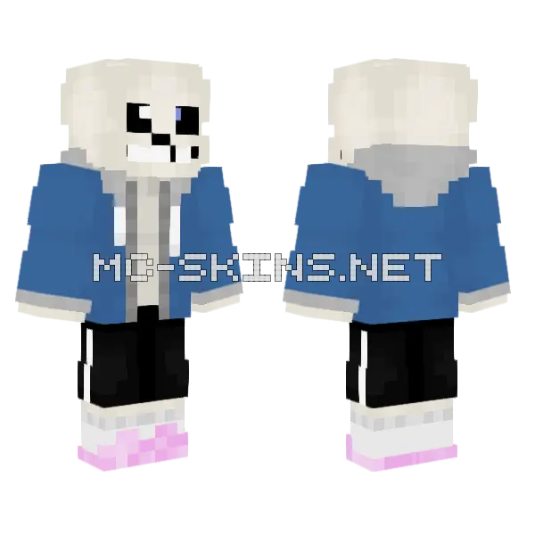 Sans Skin Minecraft skin, front and back