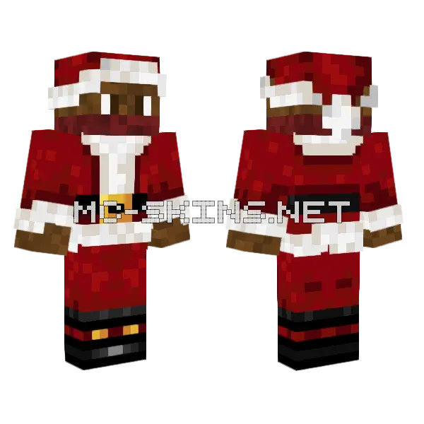 Santa Dap Fixed Minecraft skin, front and back