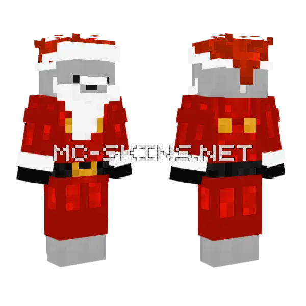 Santa James Suit, front and back