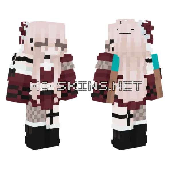 Santa Tell Me Minecraft skin, front and back