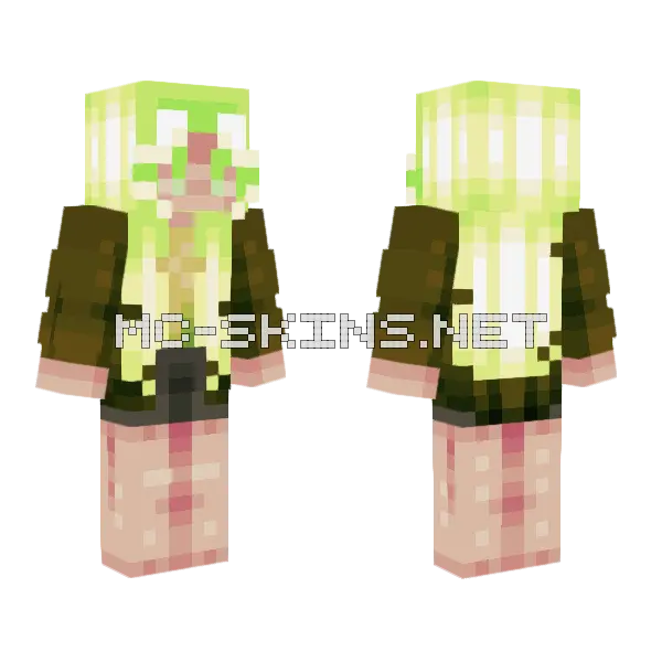 Sap Minecraft skin, front and back