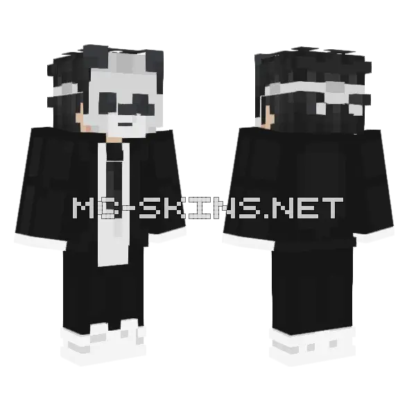 Sapnap Mustard Mummies Minecraft skin, front and back