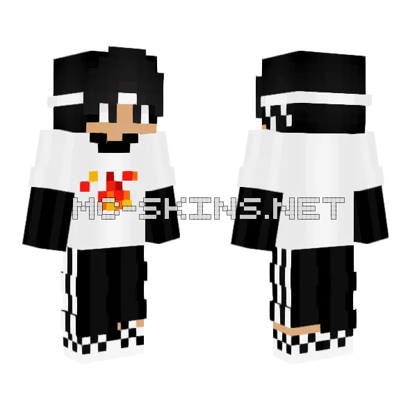 Sapnap Skin Minecraft skin, front and back