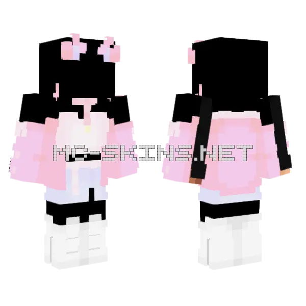 Sassy Cat Base Minecraft skin, front and back