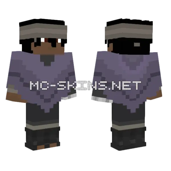 Sasuke Rip Off Minecraft skin, front and back