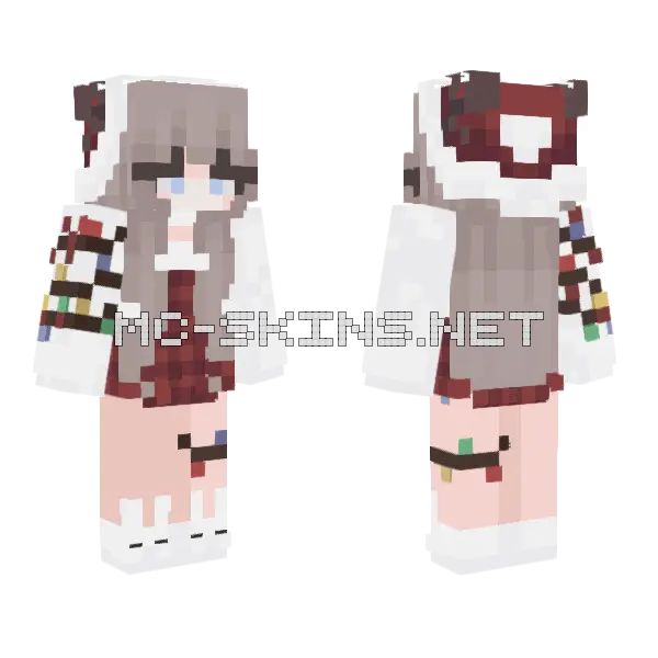 Sasw Christmas Skin Minecraft skin, front and back