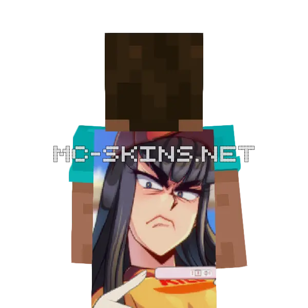 Satsuki Kiryuin Angry cape, outside and lining