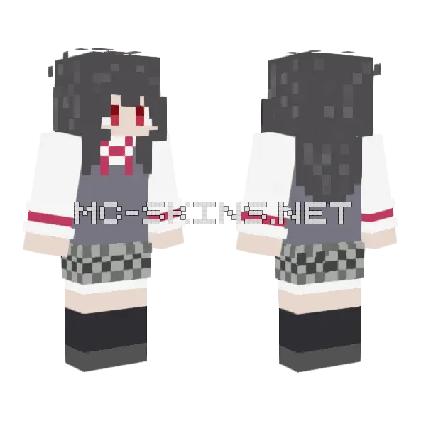 Satsuki Koto School Uniform, front and back