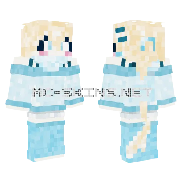 Saturn Skin Minecraft skin, front and back