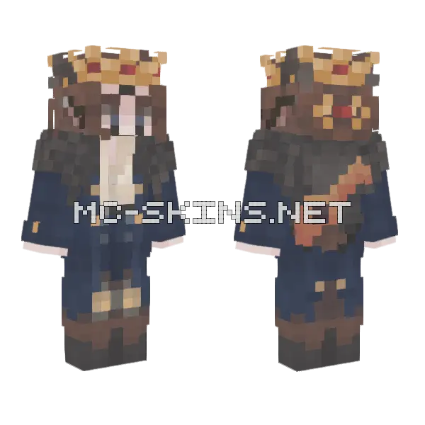 Satyr D D OC Minecraft skin, front and back