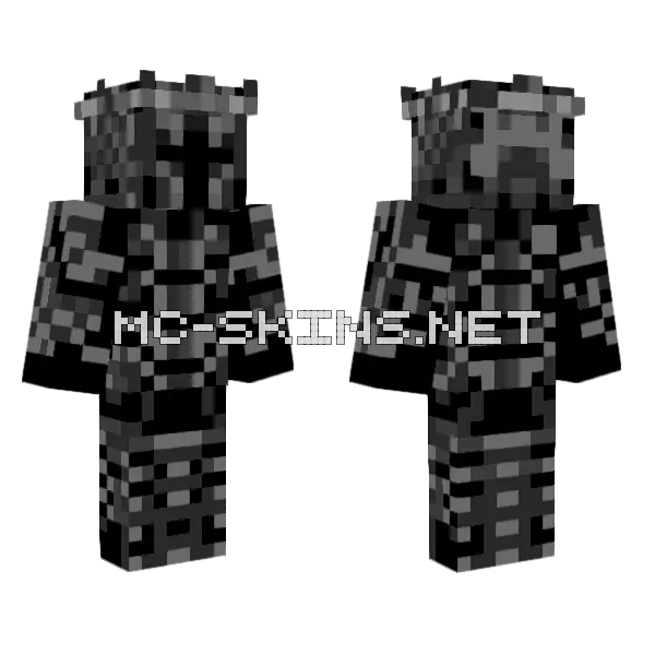 Sauron Minecraft skin, front and back