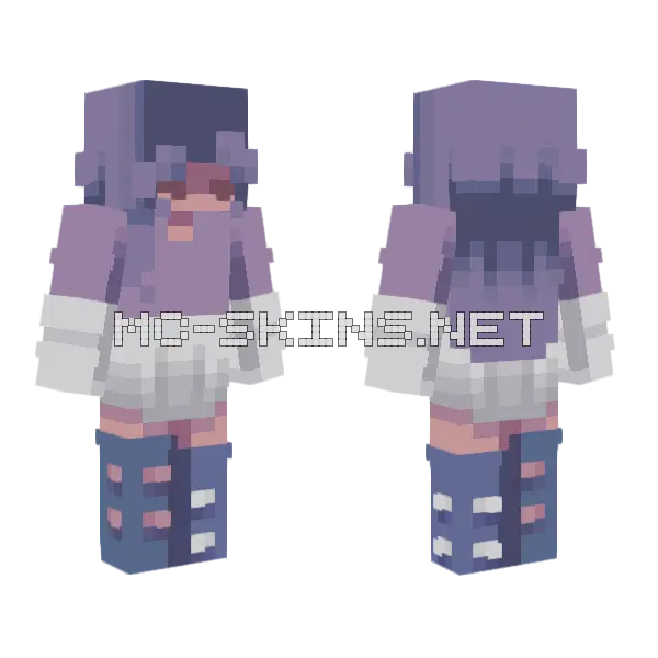Save Me Save Me Minecraft skin, front and back