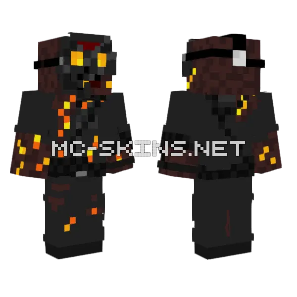 Savini Jason Voorhees Minecraft skin, front and back