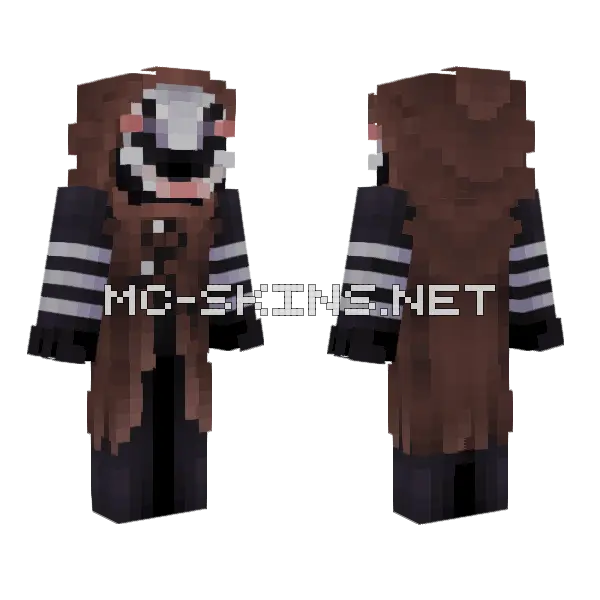 Saviour Minecraft skin, front and back