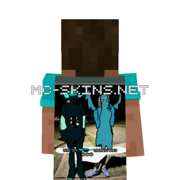 Saw this meme and said, this would look great cape, outside and lining