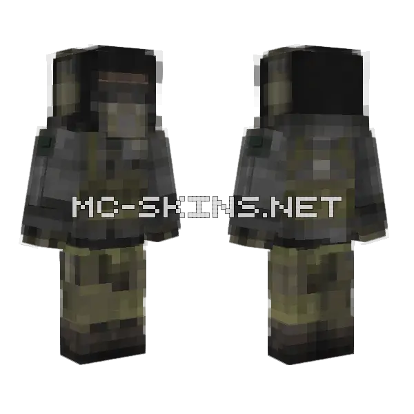 Saym Minecraft skin, front and back