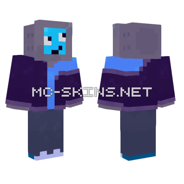 Scag Regretevator Minecraft skin, front and back