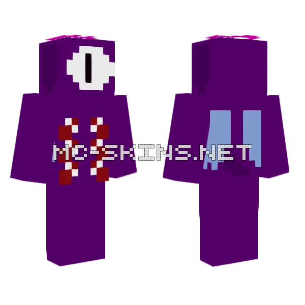 Scary Dog Sona Minecraft skin, front and back