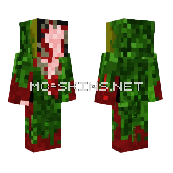 Scary Ver Minecraft skin, front and back
