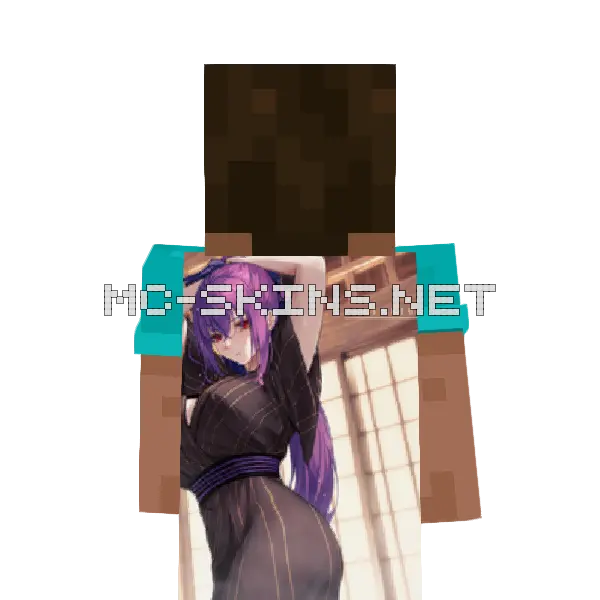 Scathach Kimono cape, outside and lining