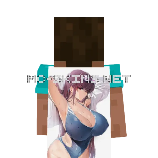 Scathach Swimsuit cape, outside and lining
