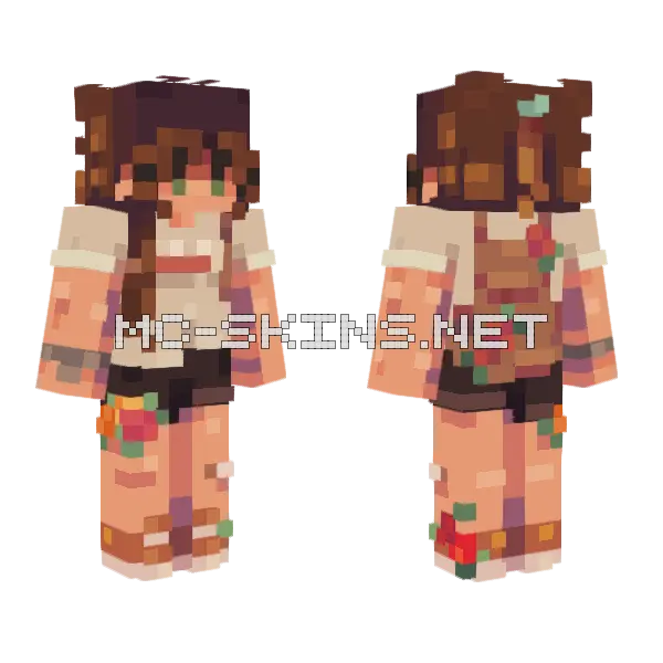 Scattered Light Te Minecraft skin, front and back