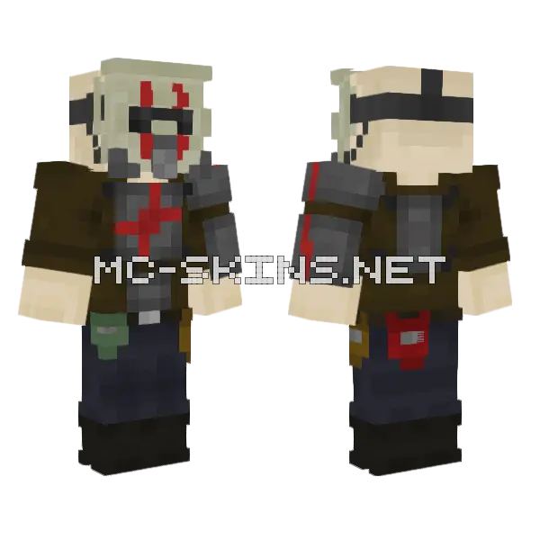 Scavenger Minecraft skin, front and back